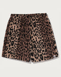 BAPE BY KAZUKI KURAISHI LEOPARD JACQUARD SHORTS MENS