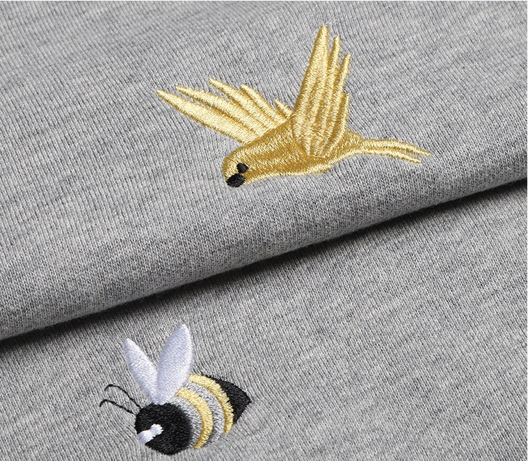 Premium 100% Cotton Embroidered Hoodie - Artistic Zip - Up Hooded Sweatshirt | Thom Browne