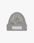 Supreme New Era Box Logo Beanie (FW24) Heather Grey