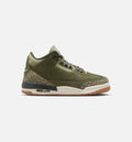 Air Jordan 3 Retro Medium Olive Grade School Lifestyle Shoes - Medium Olive/Sequoia/Neutral Olive/Sail