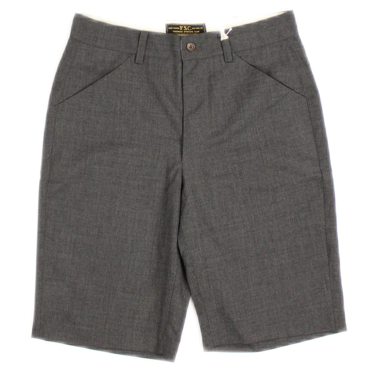 Freeman'S Sporting Club Stripe Wool Shorts - Gray