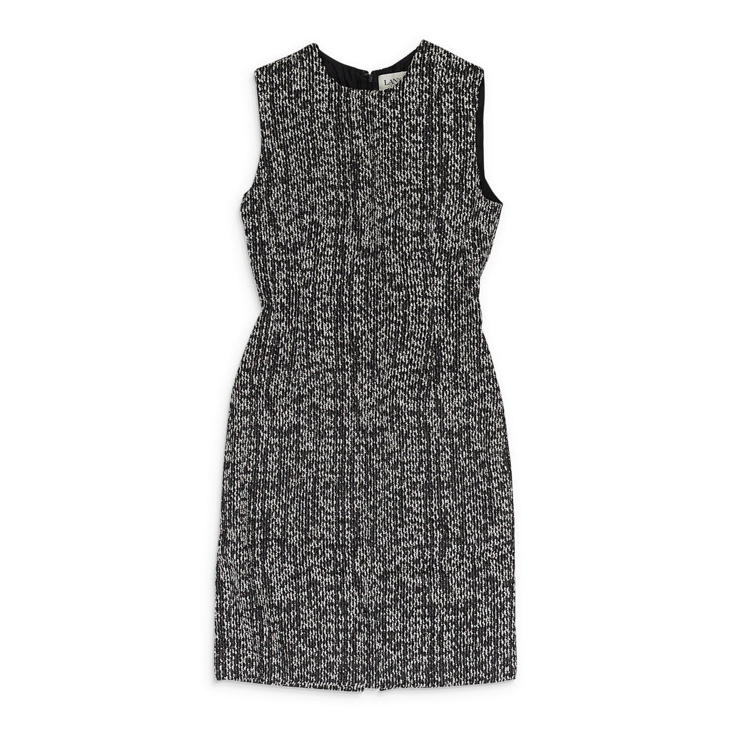 BLACK/MULTICOLOR MIDI FORMAL DRESS