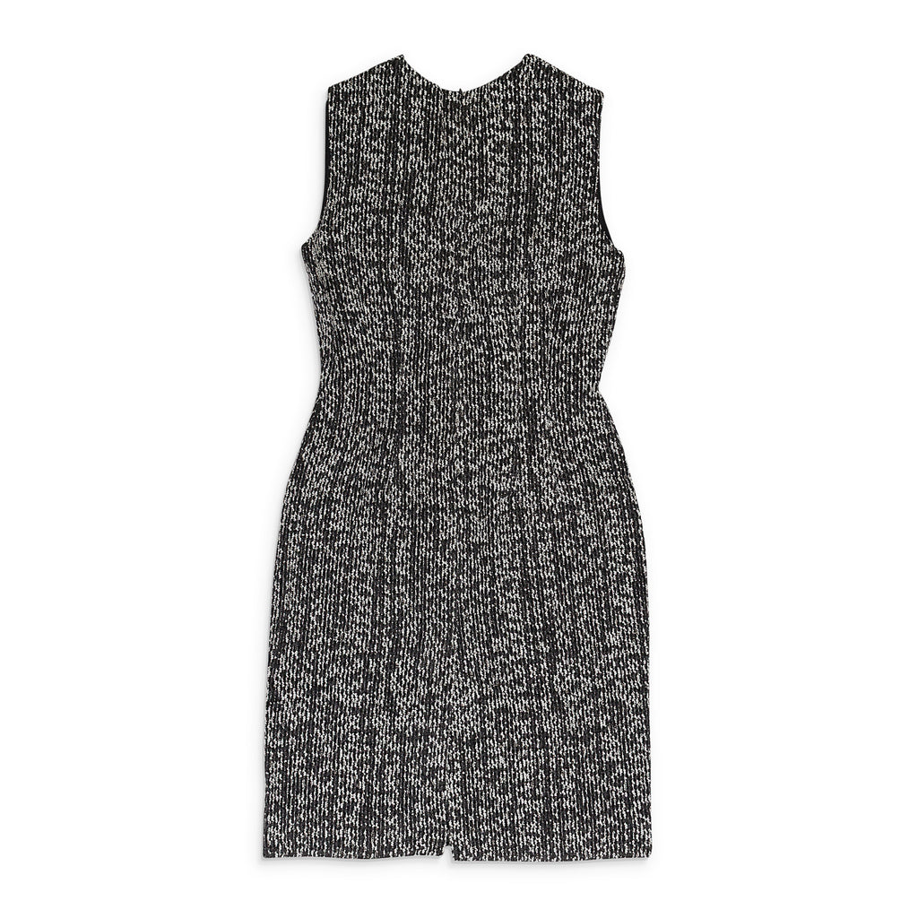 BLACK/MULTICOLOR MIDI FORMAL DRESS