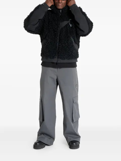 HELIOT EMIL fleece hooded jacket
