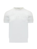 Givenchy T-Shirt in knitted cotton with logo jacquard