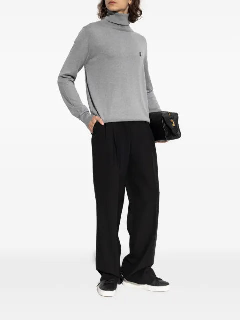Balmain turtleneck sweater in cotton and silk