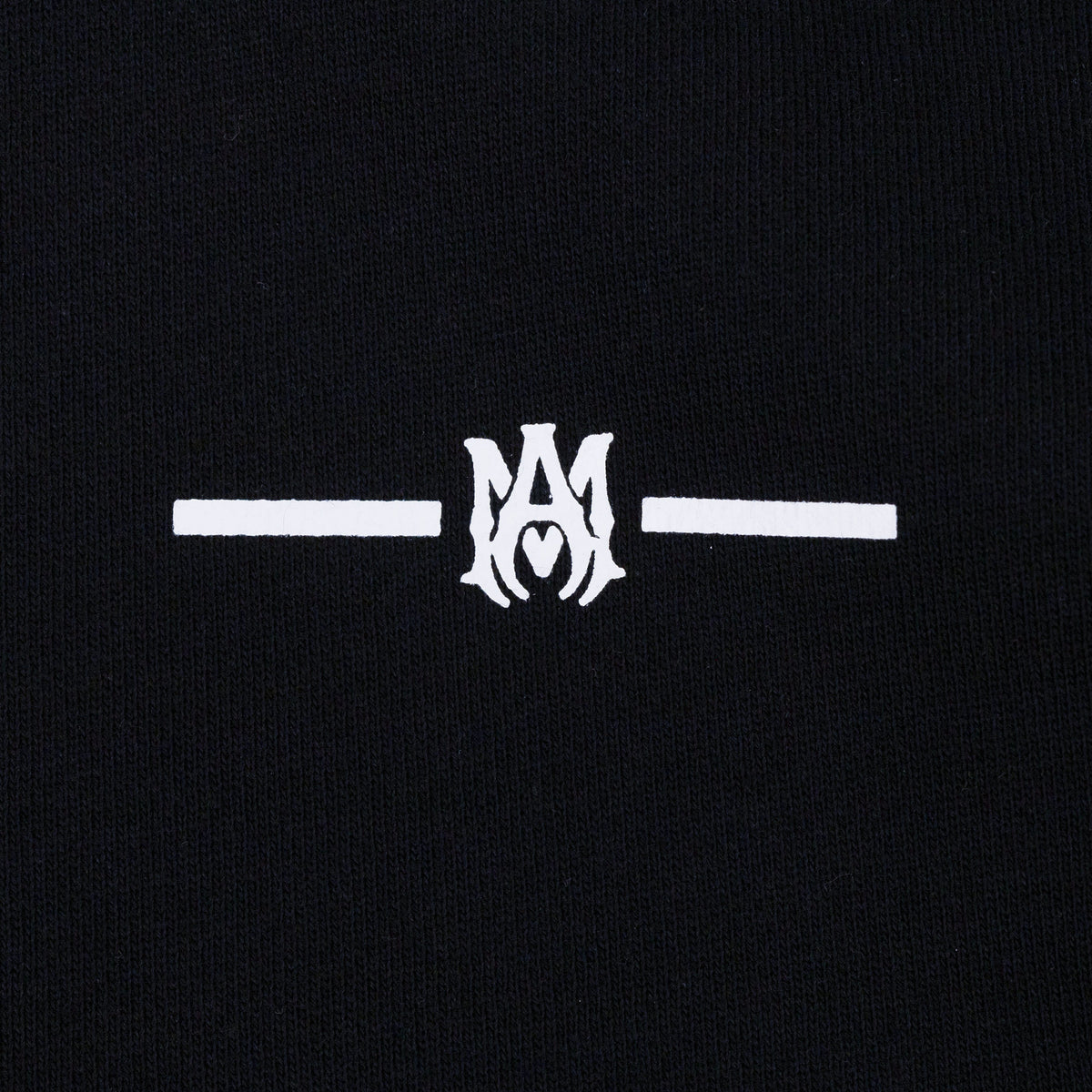 Black Micro MA Bar Hoodie