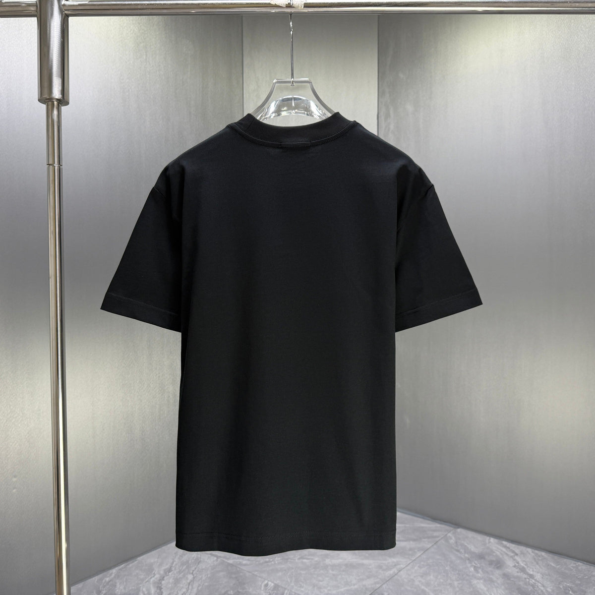 Moncler Lettering Logo T-Shirt Black