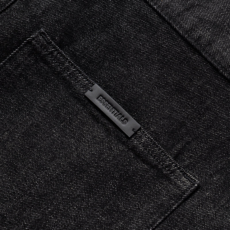 Fear Of God Essentials Denim Work Pant - Vintage Black