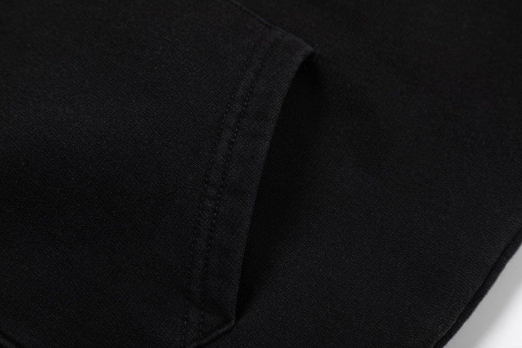 Off-White Colorful Figure Painting Graphic Washed Hoodie