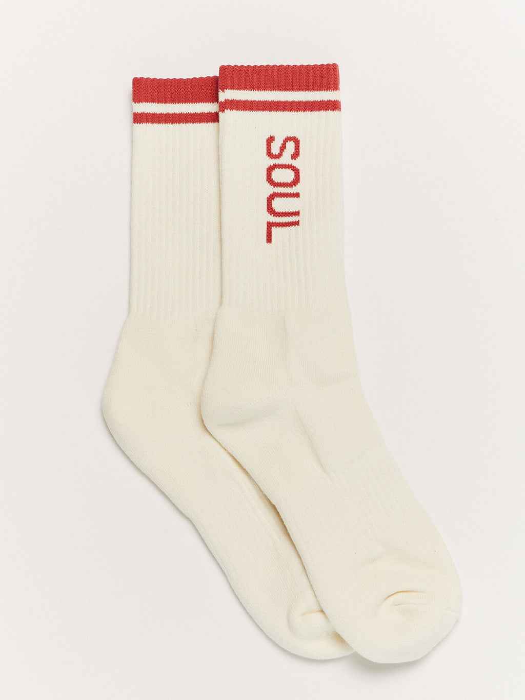 CREAM CALF SOCK