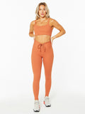 RIBBED BRALETTE TERRACOTTA