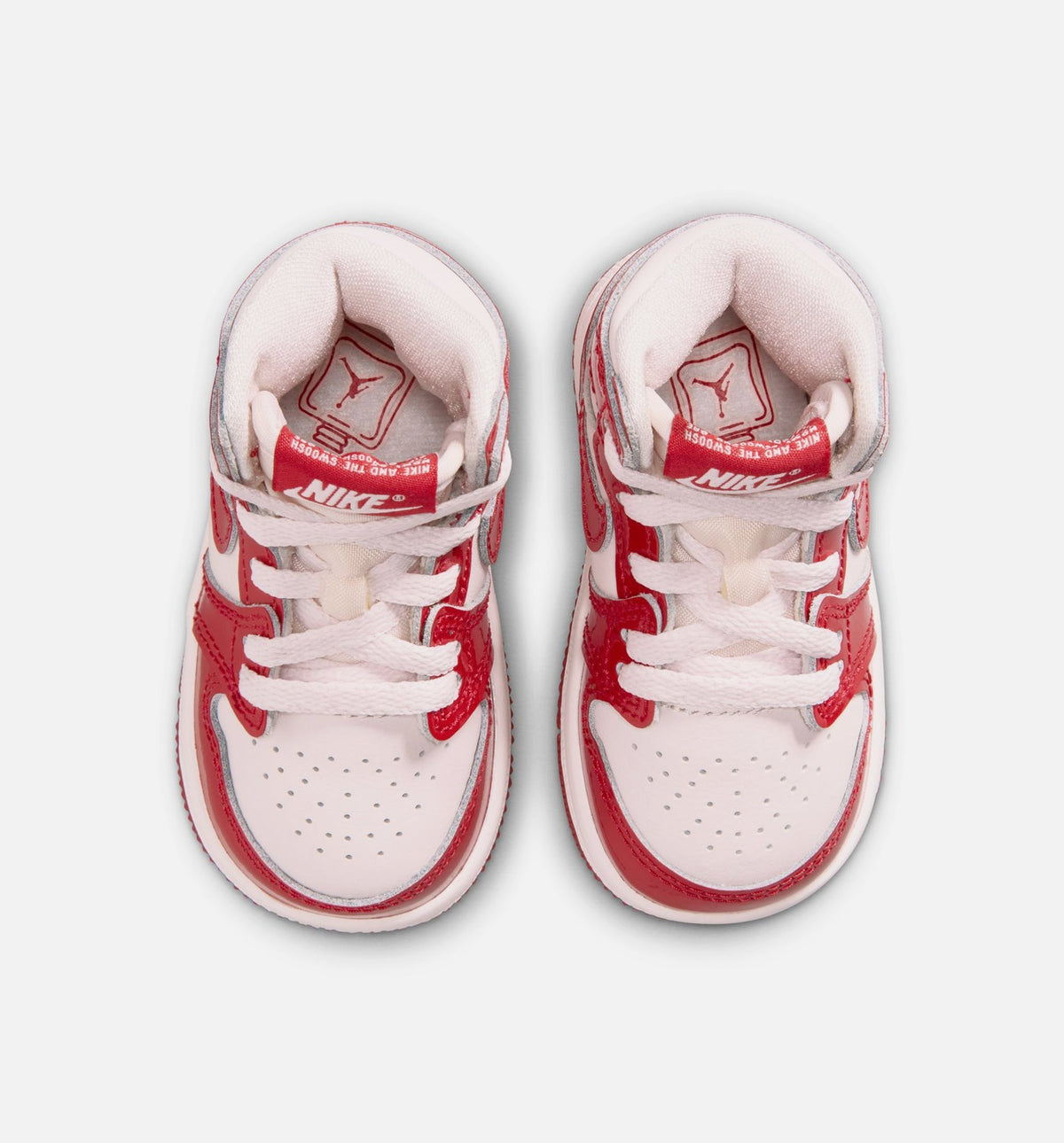 Air Jordan 1 Retro High OG Nails and Grails | Infant/Toddler Lifestyle Shoe | Varsity Red/Metallic Silver
