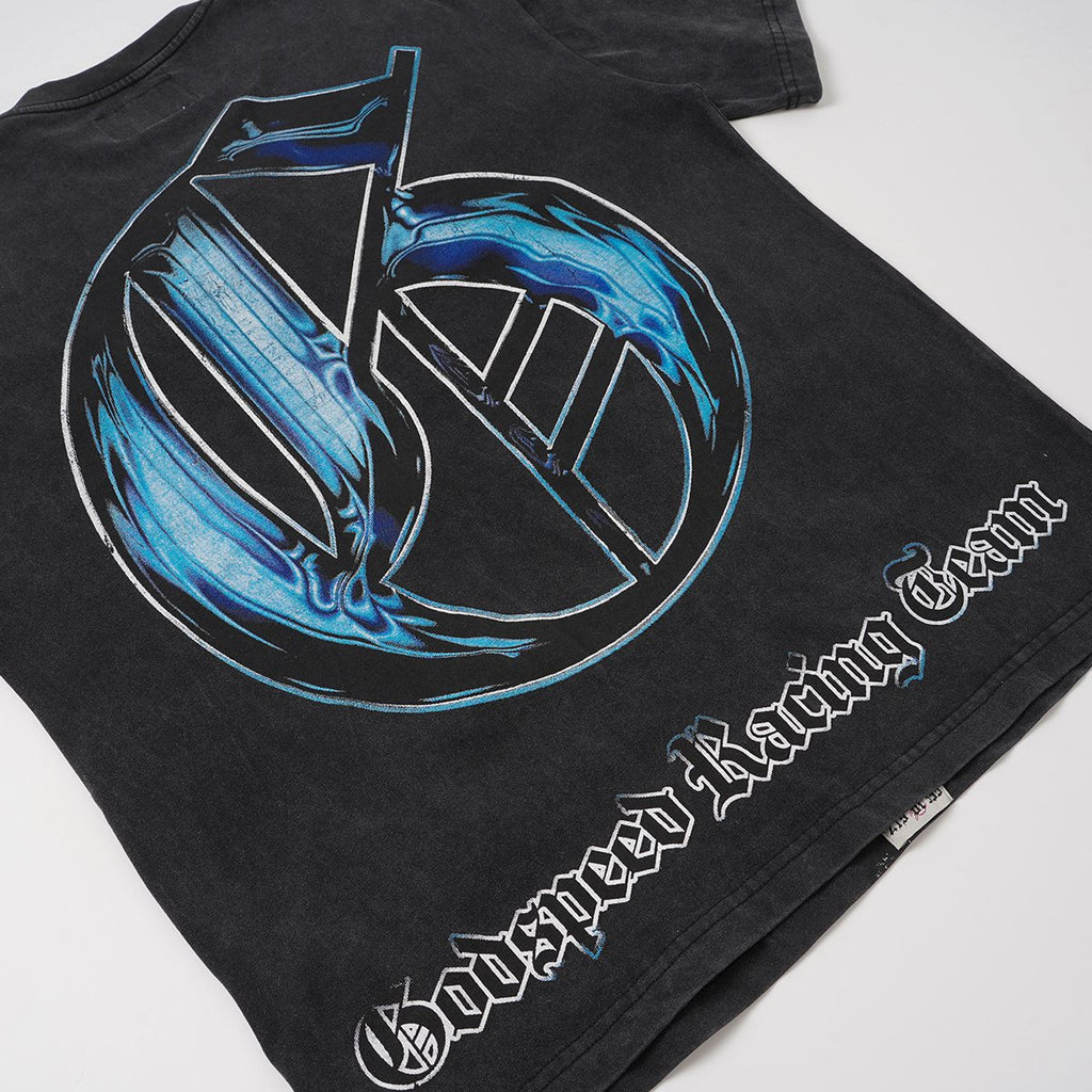 Godspeed Hooded Flag Portrait Graphic T-Shirt