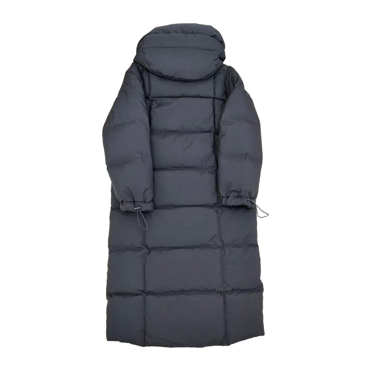 New Balance Hooded Long Puffer Coat | Black | Women's Winter Coat
